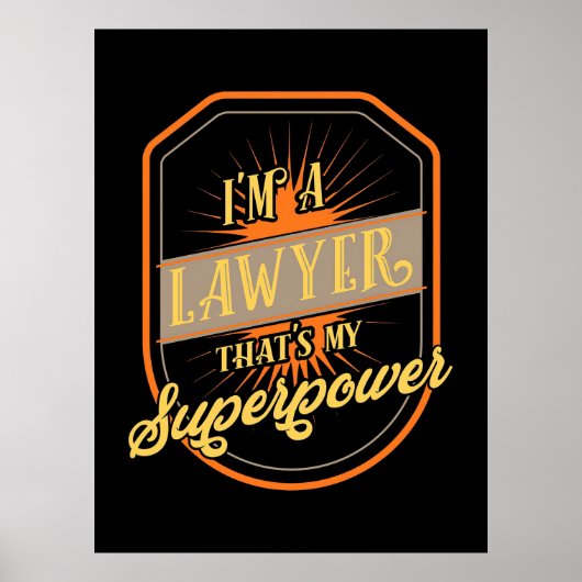 Ich bin Anwältin Poster (Vorne)