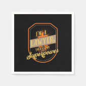 Ich bin Anwältin Serviette (Vorderseite)