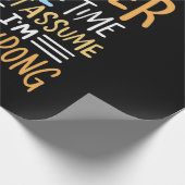 Ich bin Anwältin, um deine Zeit Retten Geschenkpapier (Ecke)