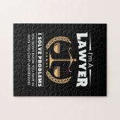 Ich bin Anwältin und löse Probleme Puzzle (Horizontal)