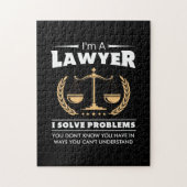 Ich bin Anwältin und löse Probleme Puzzle (Vertikal)