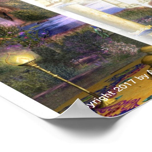 Ich bin anwesend, von Amoraea Poster (Ecke)