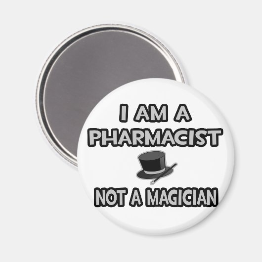 Ich bin Apotheker ... Nicht ein Magier Magnet (Vorderseite/Rückseite)