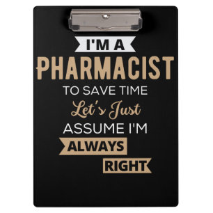 Ich bin Apotheker, um Zeit Retten. Nehmen wir mal Klemmbrett