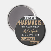 Ich bin Apotheker, um Zeit Retten. Nehmen wir mal  Magnet (Vorderseite/Rückseite)