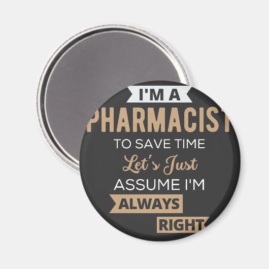 Ich bin Apotheker, um Zeit Retten. Nehmen wir mal  Magnet (Vorderseite/Rückseite)