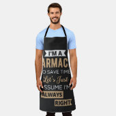 Ich bin Apotheker, um Zeit Retten. Nehmen wir mal Schürze (Getragen)