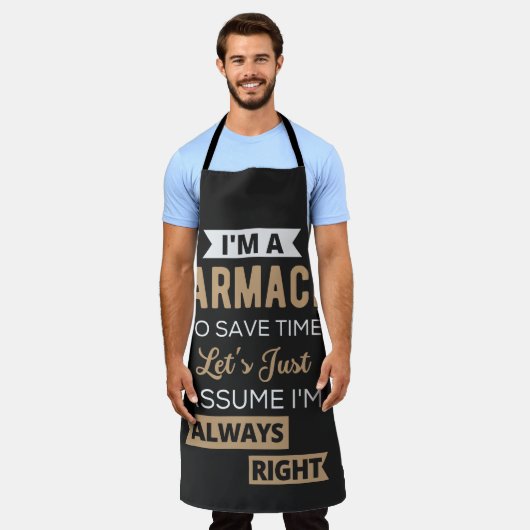 Ich bin Apotheker, um Zeit Retten. Nehmen wir mal  Schürze (Getragen)