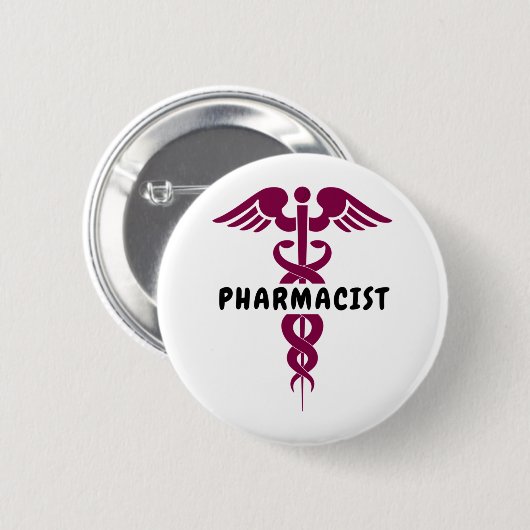 Ich bin Apothekerin Button (Vorne & Hinten)