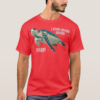 Ich bin Aquamarin im Dunkeln Ozean umher gereist T-Shirt
