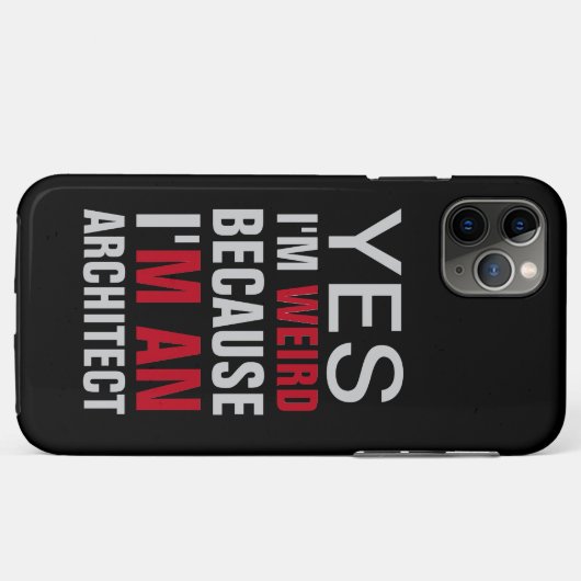 Ich bin Architekt Case-Mate iPhone Hülle (Rückseite (Horizontal))