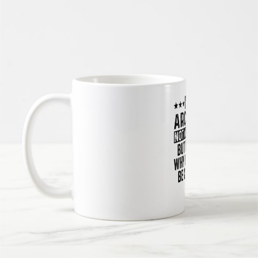 Ich bin Architekt, kein Zauberkünstler Kaffeetasse (Links)