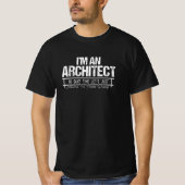 Ich bin Architekt T-Shirt (Vorderseite)