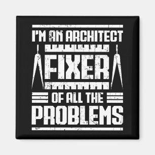 Ich bin Architekt und habe alle Vintagen Probleme Magnet