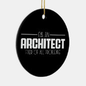 Ich bin Architektin und Fehlerbeheberin für alle P Keramik Ornament (Rechts)
