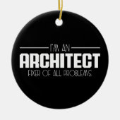 Ich bin Architektin und Fehlerbeheberin für alle P Keramik Ornament (Vorne)