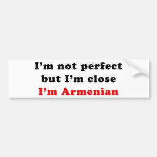 Ich bin armenisch autoaufkleber