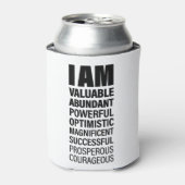 Ich bin Art Cool Text Graphic Opportunity Quote Ar Dosenkühler (Kanne Vorderseite)