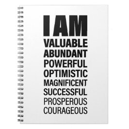 Ich bin Art Cool Text Graphic Opportunity Quote Ar Notizblock