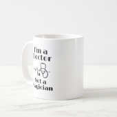 Ich bin Arzt, kein Magier Kaffeetasse (Vorderseite Links)