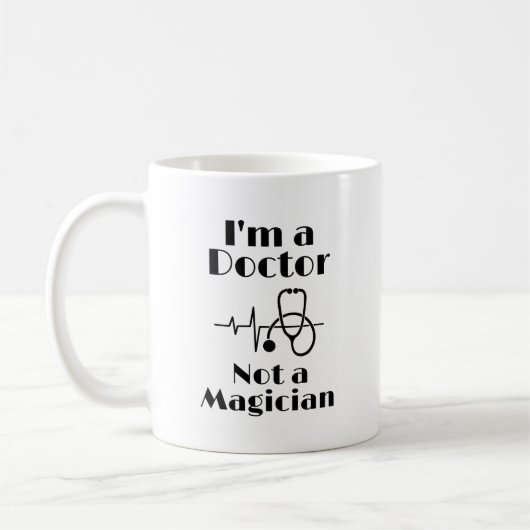 Ich bin Arzt, kein Magier Kaffeetasse (Links)