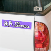 ICH BIN ASEXUAL -.png Autoaufkleber (Auf Lkw)