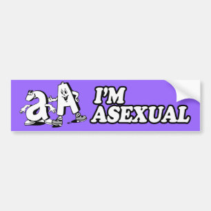 ICH BIN ASEXUELL -.png Autoaufkleber