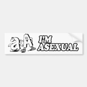 ICH BIN ASEXUELL -.png Autoaufkleber