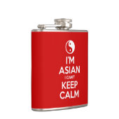 Ich bin Asiatin und kann nicht Ruhe Behalten haben Flachmann (Rechts)