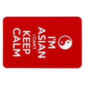 Ich bin Asiatin und kann nicht Ruhe Behalten haben Magnet (Horizontal)