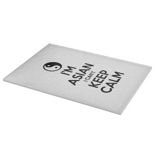 Ich bin Asiatin und kann nicht Ruhe Behalten haben Schneidebrett