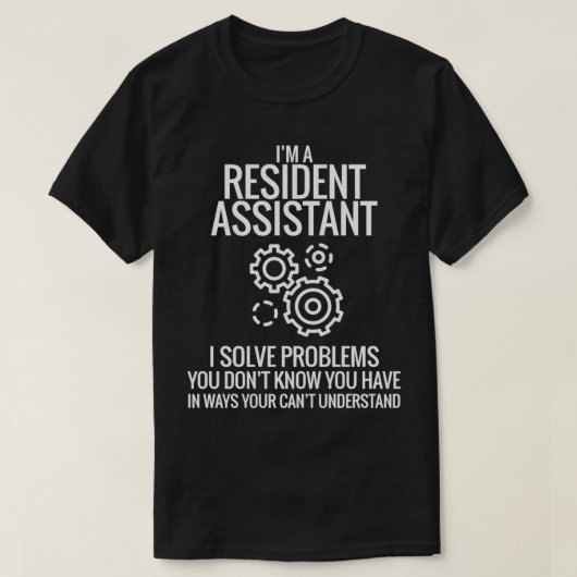 Ich bin Assistentin T-Shirt (Design vorne)