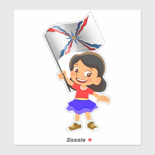Ich bin Assyrian Custom Cut Vinyl Sticker (Blatt)