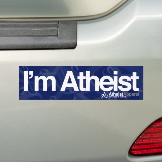 Ich bin atheistisch autoaufkleber (Auf Auto)