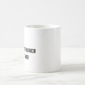 Ich bin Athletiktrainer und kann das! Kaffeetasse (Mittel)
