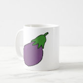 Ich bin Aubergine Kaffeetasse (Vorderseite Links)