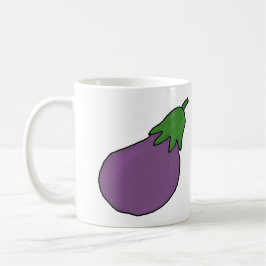 Ich bin Aubergine Kaffeetasse