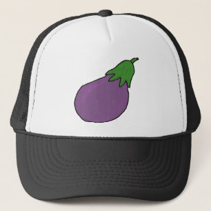 Ich bin Aubergine Truckerkappe
