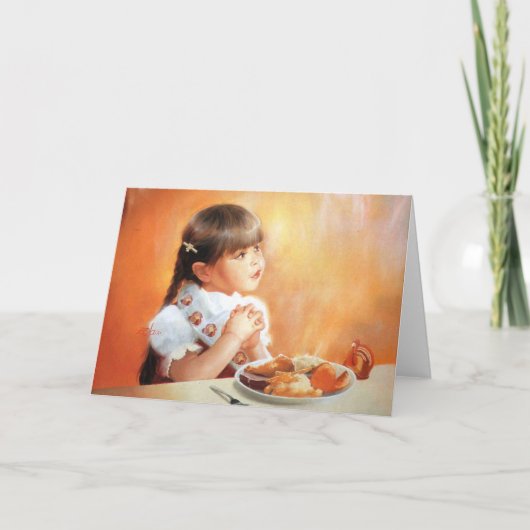 Ich bin auch dankbar dankeskarte (Vorderseite)