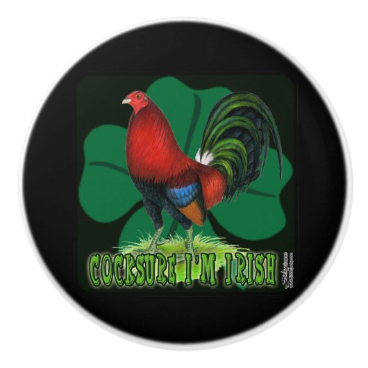 Ich bin auch irisch. keramikknauf (Vorderseite)