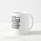 Ich bin Audit Manager und kein Magier-Funny Kaffeetasse (VorderseiteRechts)