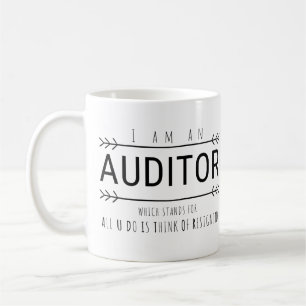 Ich bin Auditor Funny Accountant Kaffeetasse