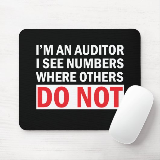 Ich bin Auditor Mousepad (Mit Mouse)