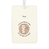 Ich bin auf Autopilot-Modus lustige Katze Autolufterfrischer (Rückseite)