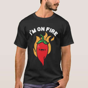 Ich bin auf dem Niedlichen, würzigen Chili Pfeffer T-Shirt