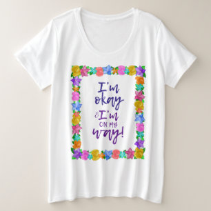 Ich bin auf dem Weg Joyce Meyer Große Größe T-Shirt
