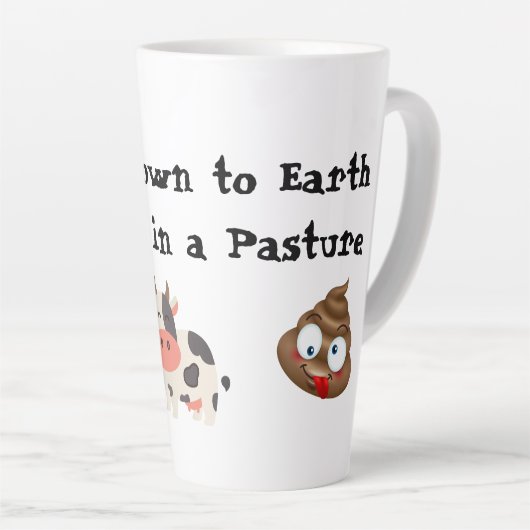 Ich bin auf der Erde Milchtasse (Rechte Ecke)