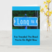 Ich bin auf der Straße, auf der Sie gerade sind, g Karte (Gelbe Blume)