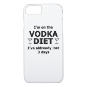 Ich bin auf der Vodka-Diät Case-Mate iPhone Hülle (Rückseite)
