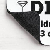 Ich bin auf der Vodka-Diät Mousepad (Ecke)
